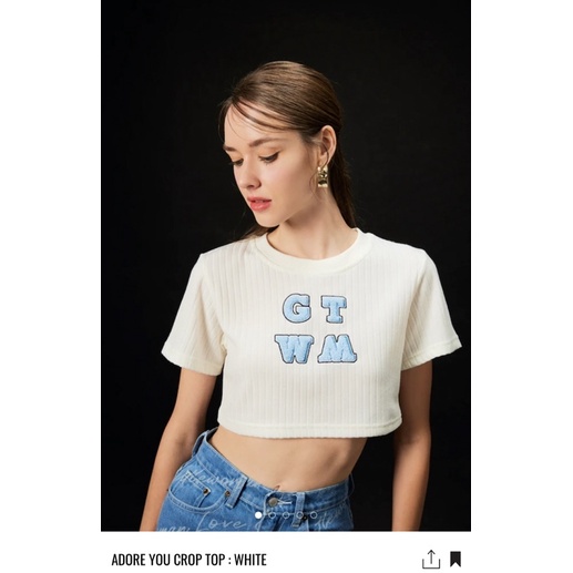 Gentlewoman ส่งต่อ Crop top‼️sold‼️