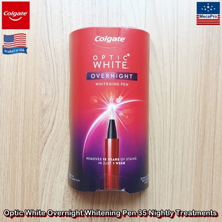 Colgate® Optic White® Overnight Whitening Pen 35 Nightly Treatments คอลเกต ออปติก ไวท์ เจลฟอกฟันขาว ปากกาฟอกฟันขาว