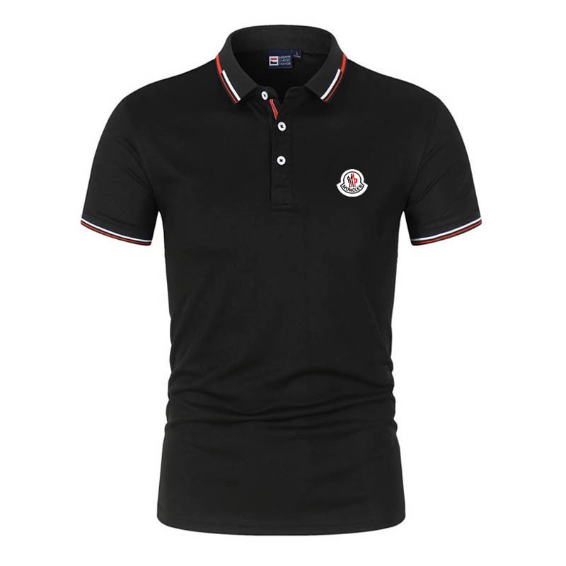 เสื้อยืดโปโลผู้ชาย Moncler Slim Fit ใหม่