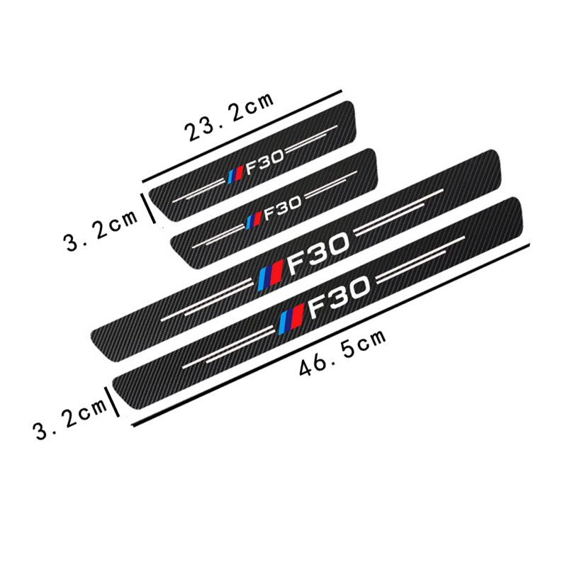 สติ๊กเกอร์คาร์บอนไฟเบอร์ BMW 4Pcs Carbon Fiber Sticker for BMW E46 E36 ...