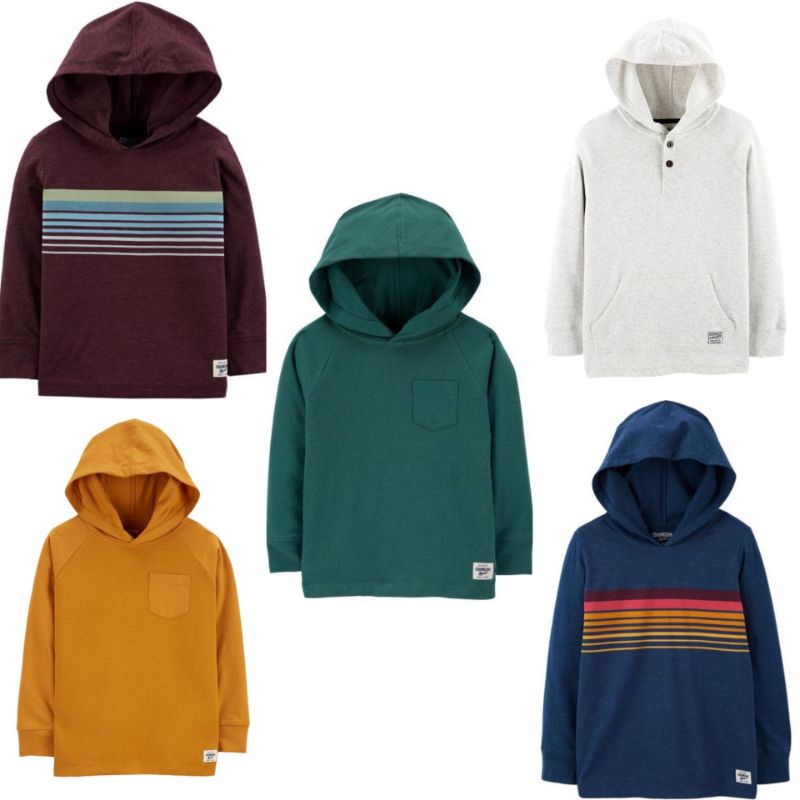 เสื้อฮู้ดเด็กชาย Oshkosh (12m 18m 2y 3y 4y 5y)