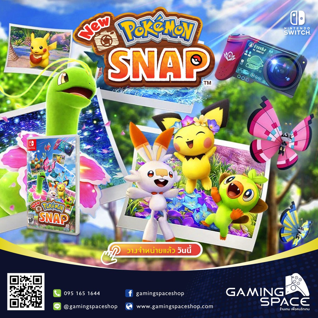 Nintendo Switch : มือ1 !!! New Pokemon Snap (us/asia)