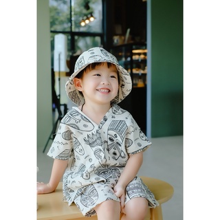 🔱Karen : ลายหน้าคน | Mom&amp;Kid Set&amp;Kid Dress🔱