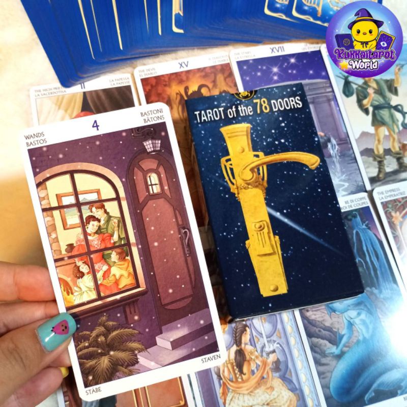 (ไพ่ยิปซีแท้-พร้อมส่ง🇹🇭) รุ่นขายดี Tarot of the 78 Doors ไพ่ทาโรต์ในตำนาน🔮✨