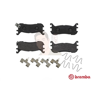 P49 021B ผ้าเบรก R (แท้ BREMBO รุ่น Black) MAZDA แอสติน่า Astina 1.8 (ตาตี่), MX-5 (NA) 1.8 93 ปี1994-1998 /MAZDA แล...