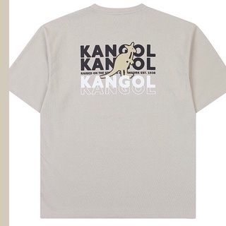 Kangol ใหม่ เสื้อยืดลําลอง แขนสั้น คอกลม พิมพ์ลายตัวอักษร ทรงหลวม แฟชั่นฤดูร้อน สําหรับผู้ชาย และผู้หญิง 543FHDF