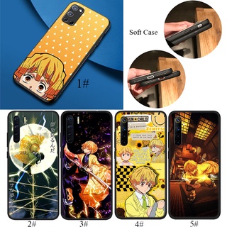 Uu35 เคสโทรศัพท์มือถือแบบนิ่ม ลายดาบพิฆาตอสูร Zenitsu no Yaiba สําหรับ VIVO Y55 Y55S Y69 Y70 Y71 Y81 Y81S Y91 Y91C Y93 Y95 V20 V21 SE Pro