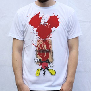 Mickey Trapped เสื้อยืดลาย Mouse Trap Men Tshirt พิมพ์เสื้อยืด Bad พิมพ์สำหรับผู้ชาย