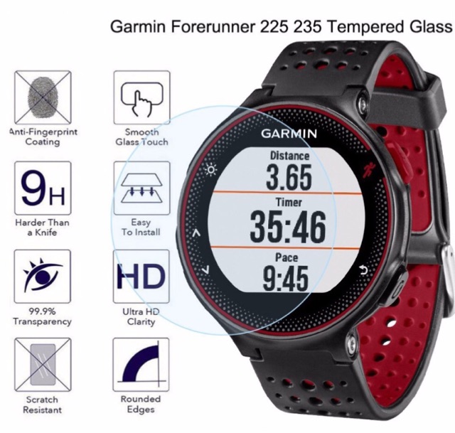 กระจกนิรภัยกันหน้าปัด GARMIN Forerunner 235 จัดส่งด่วนจากคลังกทม.ภายใน24ชม.