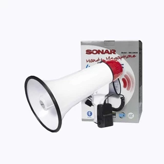 Sonar Megaphone 8 นิ้ว รุ่น MG-20RUB โทรโข่งกระจายเสียง รองรับอัดเสียง ไซเรน Bluetooth USB SD Card ระบบกระจายเสียง