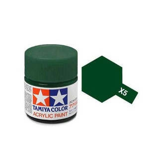 สีทามิย่าสูตรน้ำ Tamiya Acrylic X5 Green 10ml