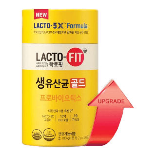 [ใส่โค้ด D9BEIPBXB96 ลดเพิ่ม 50] LACTOFIT LACTO-5X แลคโตฟิต โพรไบโอติกส์ ปรับสมดุลลำไส้ LACTO FIT GOLD (1 กระปุก 50 ซอ