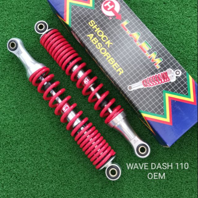 LAEM WAVE110 WAVE110 DX AX CX WAVE-DASH WAVE-FUTURE 320MM SHOCK ABSORBER TAHAN LASAK (HEAVY DUTY)TAW