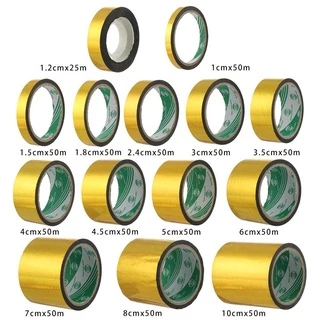 จัดส่งจากประเทศไทยDEALIFY Golden Tape 25m,50m DIY สําหรับตกแต่งเลเซอร์