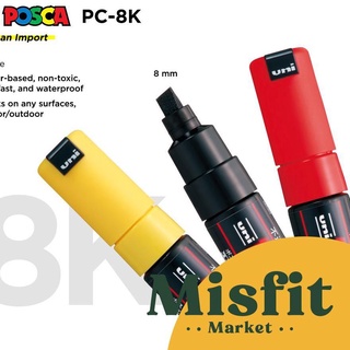 พร้อมส่ง. Uni POSCA PC-8K ปากกาเพ้นท์ (ปลายกว้าง) PC8K ^