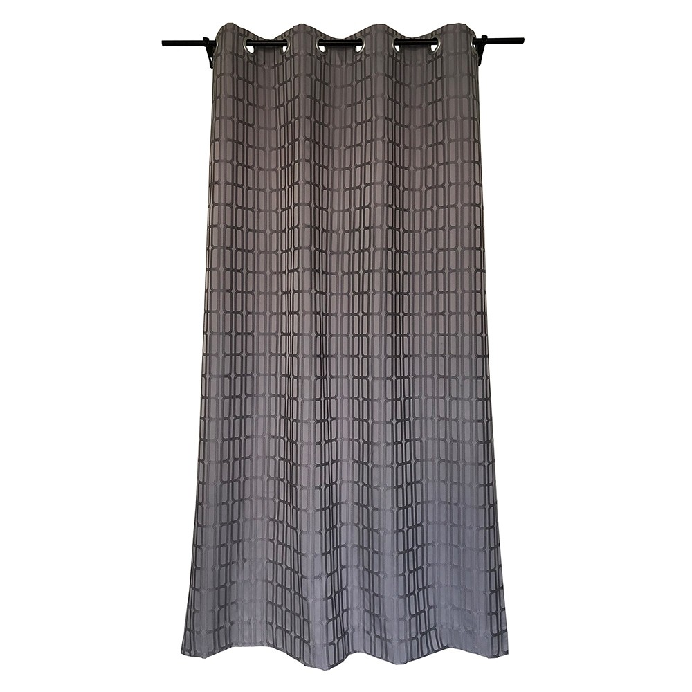ผ้าม่าน EYELET CABALA 135X160 ซม. สีเทา HOME LIVING STYLE