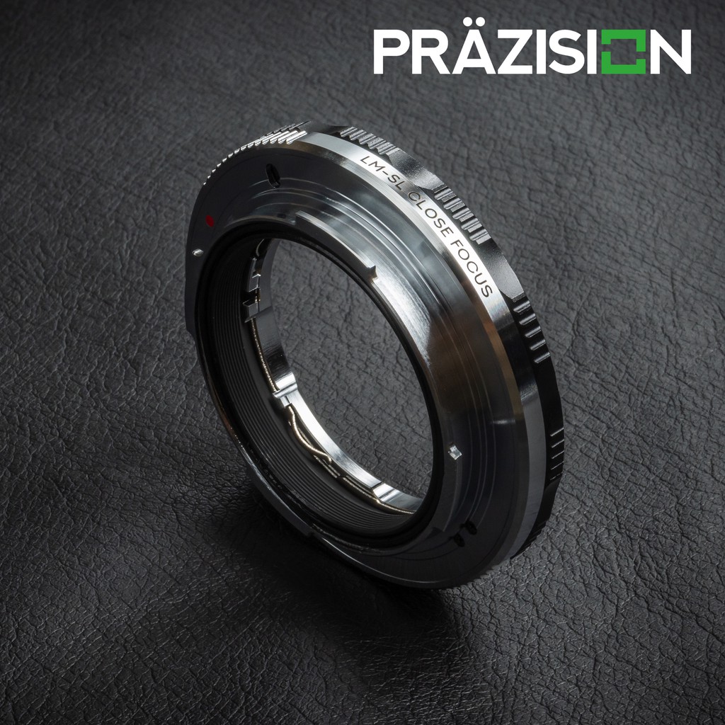 Leica M-SL / TL  Close Focus เมาท์แปลงพรีเมี่ยม Prazision ( LM-SL ) ( ไลก้า Leica M - SL / L Mount / Lumix S1 Adapter )