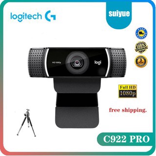 Logitech c922 pro / c920 pro เครือข่ายกล้อง HD พร้อมไมโครโฟน