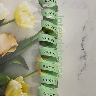 🧤ริบบิ้น gucci ใหม่ ล่าสุด สีเขียวมิ้นท์ พร้อมส่ง 🧤