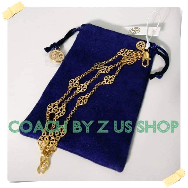 Tory Burch Multi Strand Logo Bracelet งานชอป | Shopee Thailand