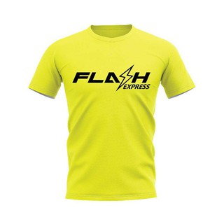 เสื้อ Flash เสื้อยืด เกรดพรีเมี่ยม Cotton 100% สกรีนแบบเฟล็ก PU สวยสดไม่แตกไม่ลอก ส่งด่วนทั่วไทย