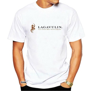 เสื้อยืดวินเทจใหม่ เสื้อยืดแขนสั้น ลาย Lagavulin Single Malt Whisky Drings สีเทา สีขาว สําหรับผู้ชาย 4140A Mgjldi43Hlkhl