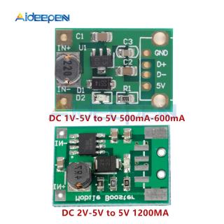 บอร์ดโมดูลแปลงสเต็ปอัพ DC-DC 1V 2V-5V เป็น 5V 500mA 600mA 1200MA 1.2A Max สําหรับ Arduino Board