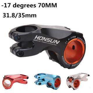 อะไหล่จักรยาน Honsun Stem - 17 Grados 70 มม . 35 มม . / 31 . 8 มม . Cnc