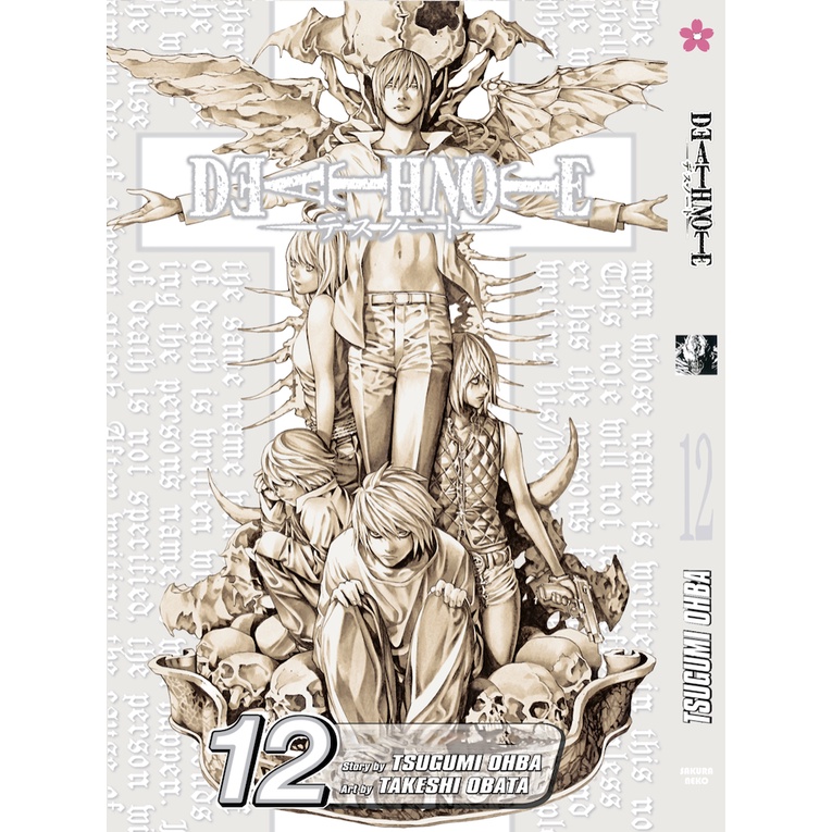 หนังสือการ์ตูน Death Note 1-12 END Manga English Komik Vol 1-12 END Light L SK