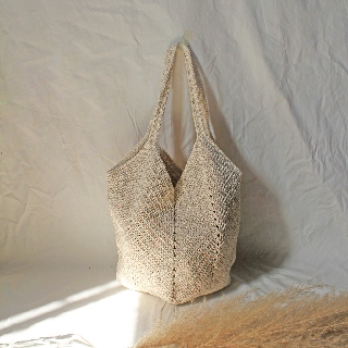 Crochet Tote Bag ,กระเป๋าสะพายข้าง ,intabrand 100% Handmade