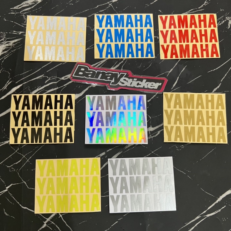 YAMAHA STICKER ขนาด 6 ซม. ตัด