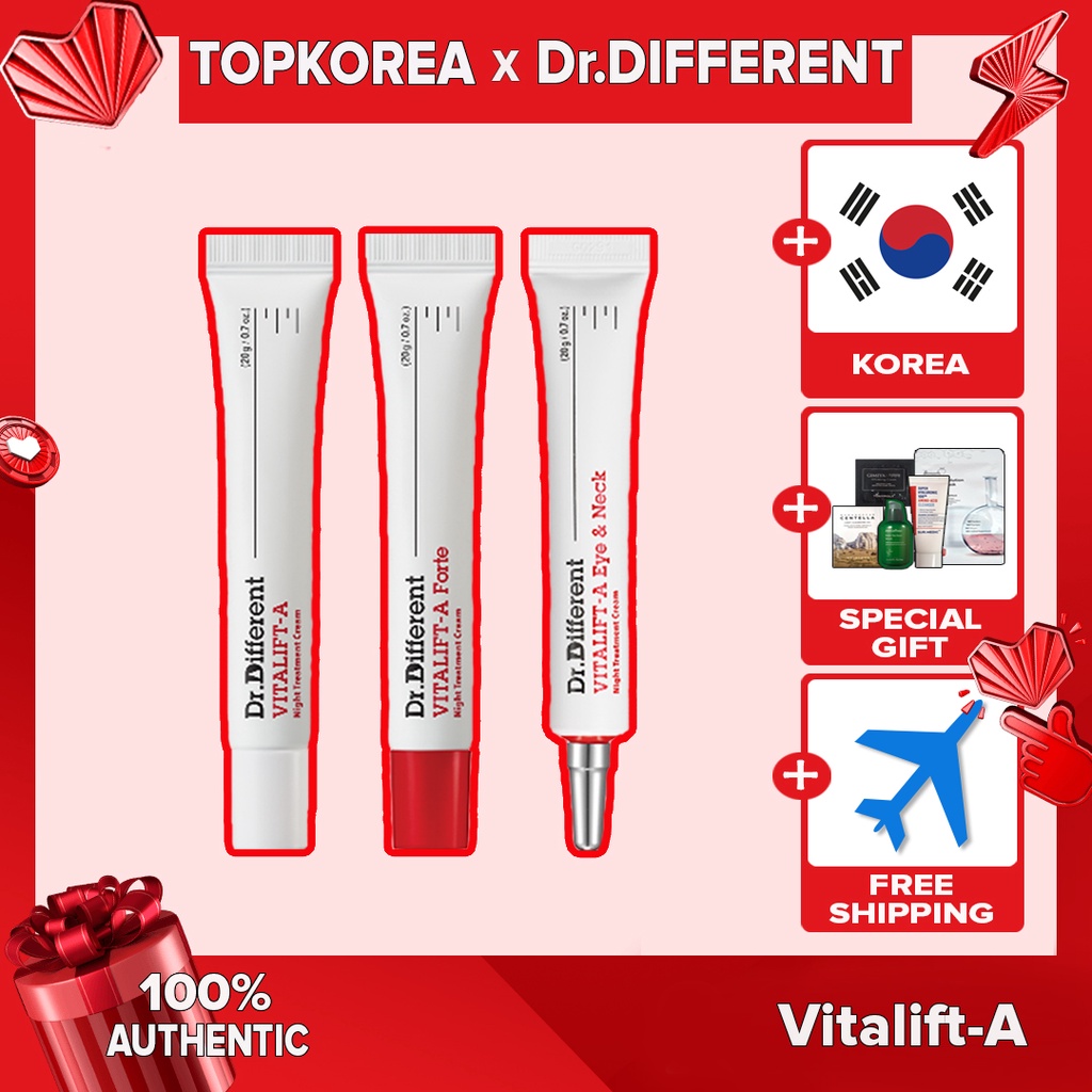 ★ดร. แตกต่างกัน★Eye & Neck Cream 20g / Night Treatment Cream [Retinal Cream 20g / Cream Forte 20g / TOPKOREA จัดส่งจากk orea