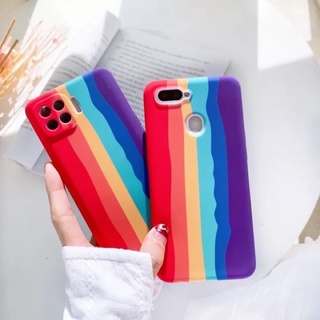 [ส่งจากไทย] Case Oppo Reno 7Z 5G / Oppo A16K เคสนิ่มซิลิคอน งานกำมะหยี่สายรุ้ง เคสโทรศัพท์ ออฟโป้ OPPO Reno7Z