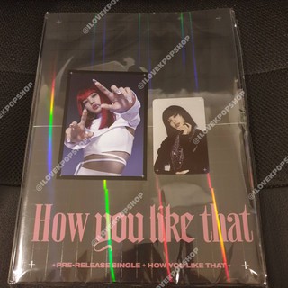 พร้อมส่ง มีของแถม YG / Ktown4u อัลบั้ม All LISA ลิซ่า BLACKPINK - How You Like That + โปสเตอร์