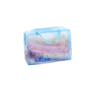 กระเป๋าเครื่องสำอาง กันน้ำ สำหรับพกพา PVC transparent waterproof cosmetic bag