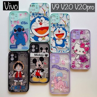 เคสกันกล้อง ลายการ์ตูน VIVO V9 V20 V20pro