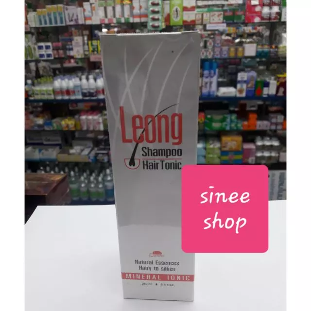Leong Shampoo Hair Tonic 250ml ลีออง แชมพู สำหรับผมร่วง ผมมัน ผมบาง