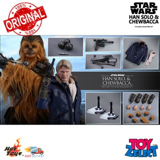 พร้อมส่ง+โค๊ด Han Solo &amp; Chewbacca 1/6 Scale MMS376 By Hot Toys (ลิขสิทธิ์แท้)