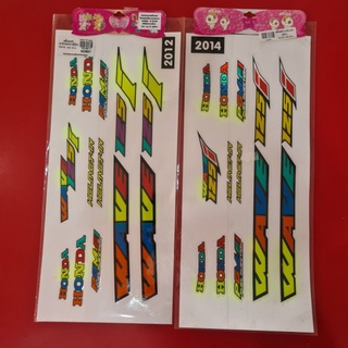 สติ๊กเกอร์สะท้อนแสง ลายนูน ติดรถ WAVE125-I