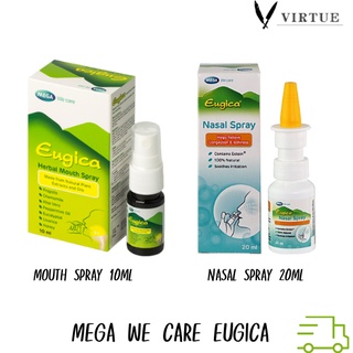 MEGA Eugica ( Eugica Herbal Mouth Spray ยูจิก้า เม้าท์ สเปรย์ Propolis โพรพอลิส / Eugica Nasal Spray สเปรย์พ่นจมูก )