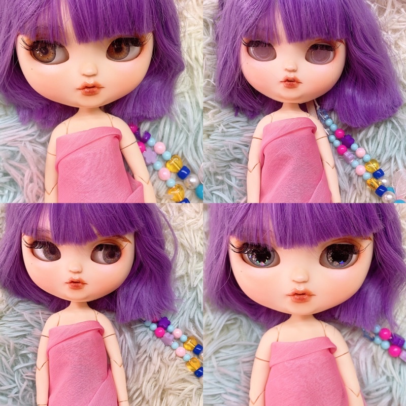 Blythe custom Blythe icy doll มือ1หน้าหมวยมีเหนียงน่ารัก ส่งemsค่ะ