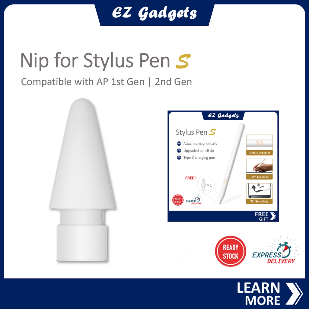 เปลี่ยน Nib สําหรับปากกาสไตลัส S ปากกาสไตลัส X Pro ปากกาสไตลัส P18 เข้ากันได้กับ Apple Pencil 1 2 US
