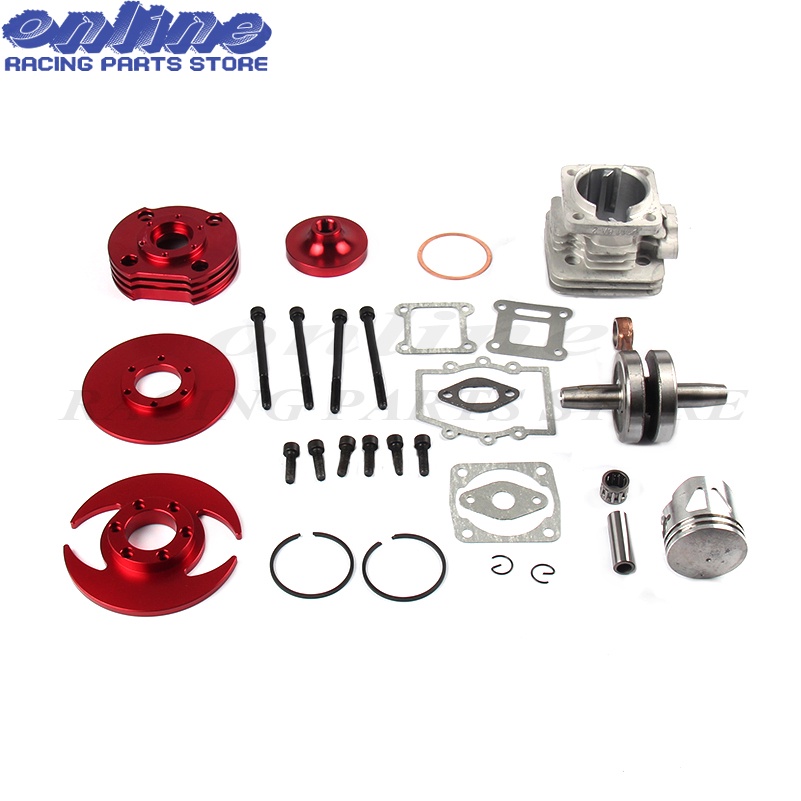 44mm accessory Racing Big Bore 53cc 54cc Top Kit Piston 49cc 2-stroke Engine Pocket Bike Dirt ATV Mo