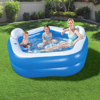 Bestway 54153 Family Pool Children s Pool Double Backrest Padding Pool