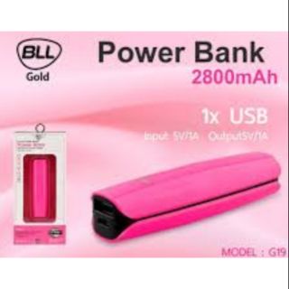 แบตสำรอง Power Bank BLL G19 ความจุ 2800 แอมป์