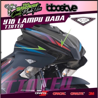 Tinted LAMPU DADA YAMAHA Y16ZR / DOXOU 2021 BARU 2022 ออราก้าเยอรมนี -