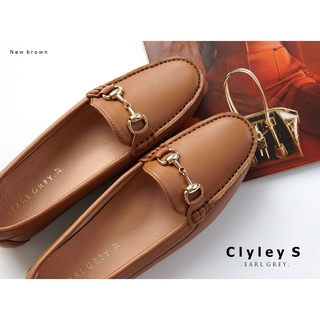 EARL GREY รองเท้าหนังแกะแท้  รุ่น Clyley.S series in New brown