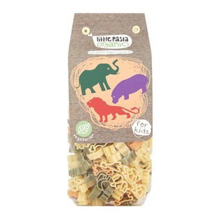 Little Pasta Organics Animal Shaped 250g  ลิตเติ้ลพาสต้าออร์แกนิกส์รูปสัตว์ 250 กรัม