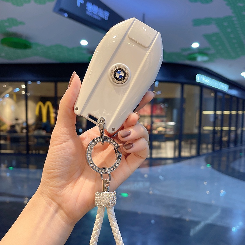 BMW LCD Fashion Simple Key Case Female Suitable for 7 Series 730li 740 5 Series 535LE 6 Series X3 X5 X7 BMW Creative Key Case ราคา ถูกที่สุด ดีลบีเคเค แกลเลอรีภาพที่ 6