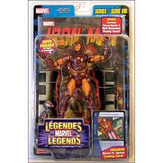 [ULTRA RARE] MARVEL LEGENDS TOY BIZ : MARVEL LEGENDS SERIES 8 : MODERN ARMOR IRON MAN (2004) ของใหม่ มือ 1 ของแท้ 100%